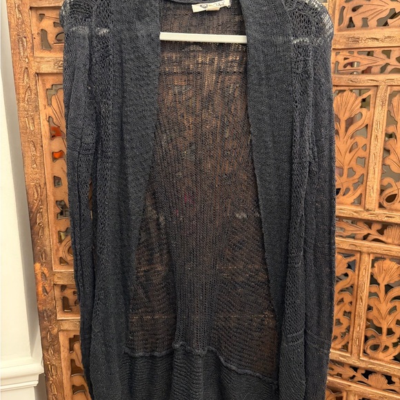 Lightweight Black Roxy Cardigan - Picture 2 of 4